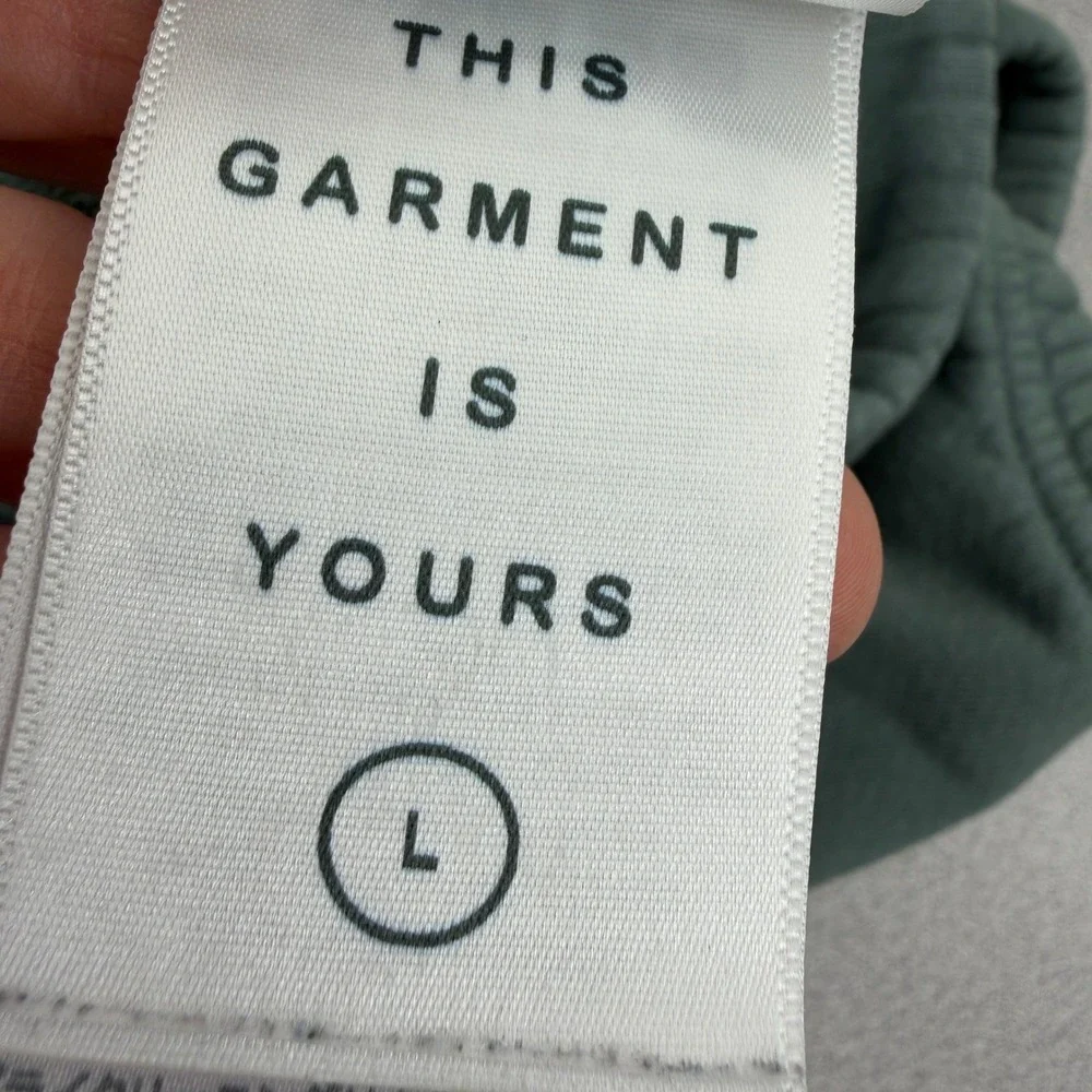 Les Tien Sweatpants Mens Large Green Heavyweight Classic Cotton Fleece - Picture 8 of 8
